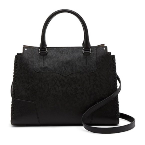 ❤️HP❤️New! Rebecca Minkoff Leather Satchel Bag - Picture 2 of 3